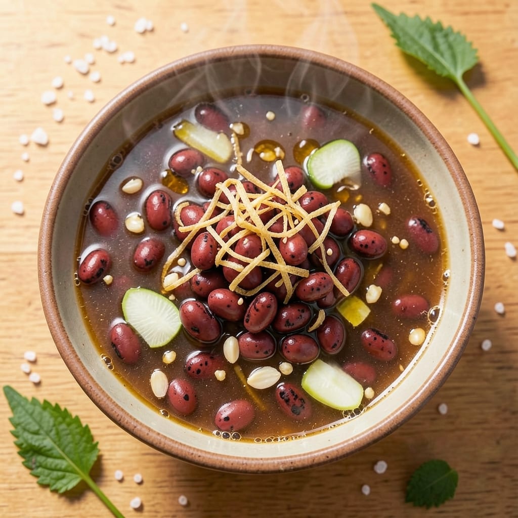 Adzuki Bean Soup Recipe: Sweet-Savory Simmer with Silky Texture