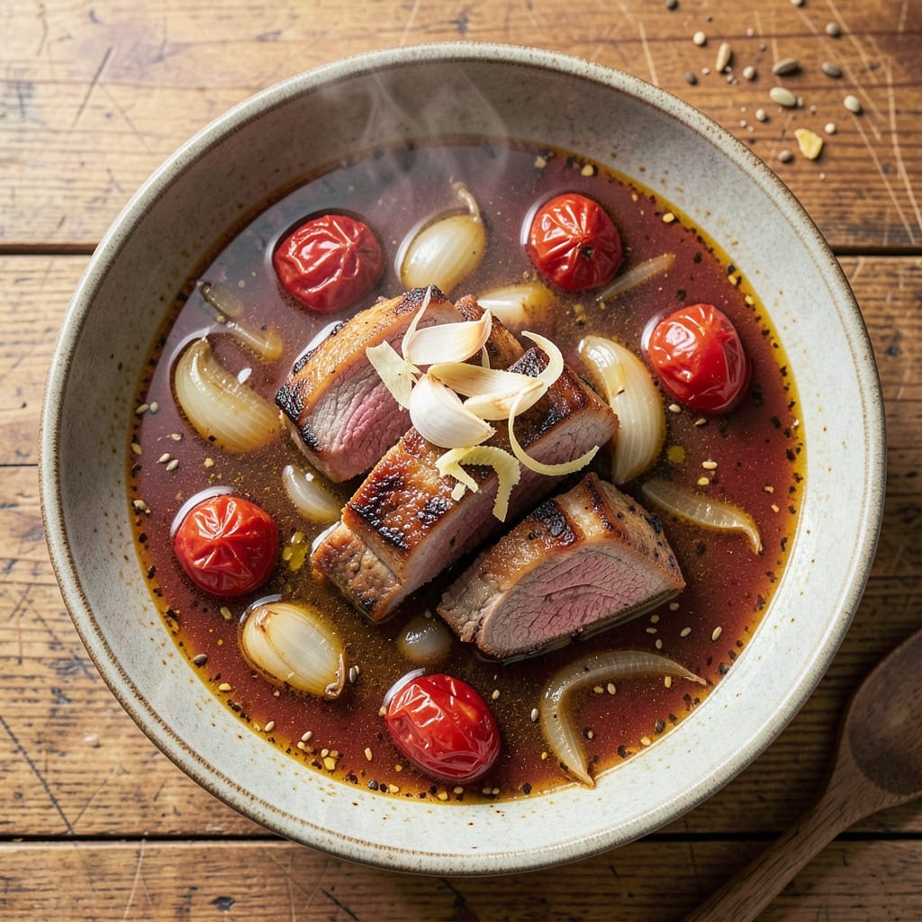 Afghan Soup Recipe: Toasted Cardamom and Barberry Crunch Fusion