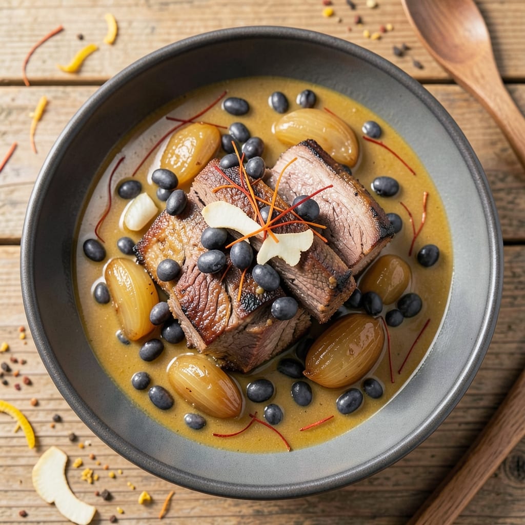 Achi Soup Recipe: West African Saffron and Peanut Crunch Delight