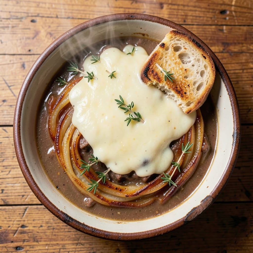 Ale House French Onion Soup Recipe: Crispy Gruyère Crowns and Caramelized Depth