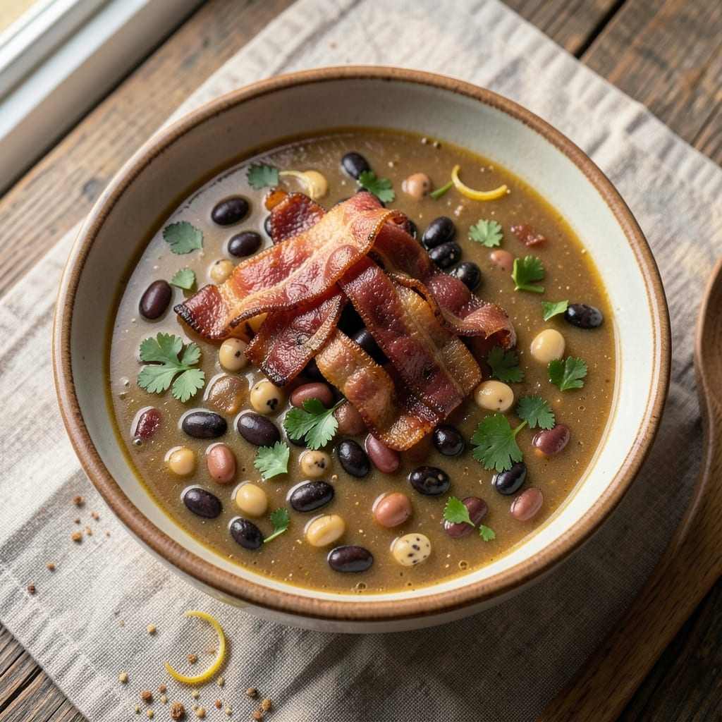 15 Bean Soup Recipe with Bacon: Smoky Bacon and Hearty Bean Harmony