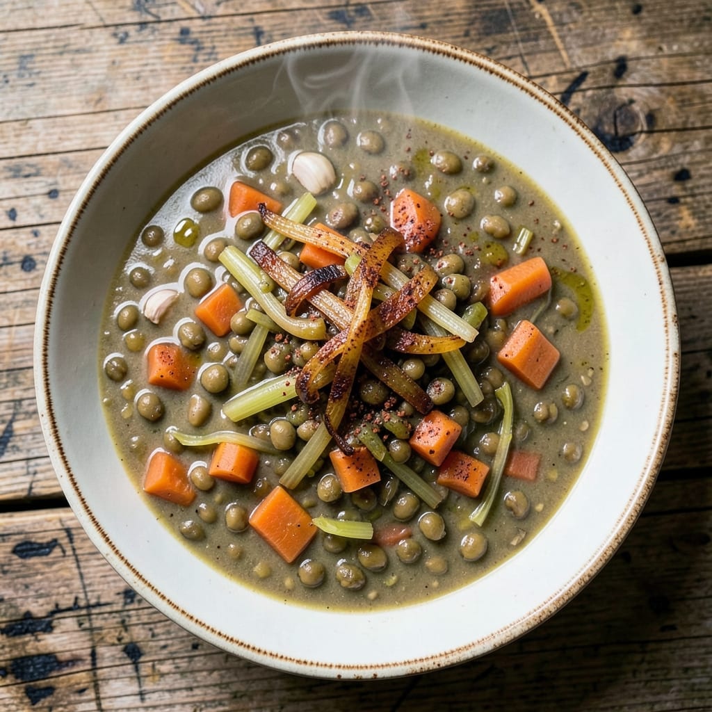 3 Lentil Soup Recipe: Earthy Depth With Toasted Spice Crunch