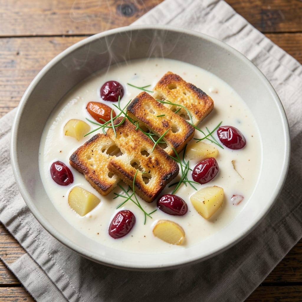 54th Street Potato Soup Copycat Recipe: Velvety Creaminess With Toasted Garlic Crunch