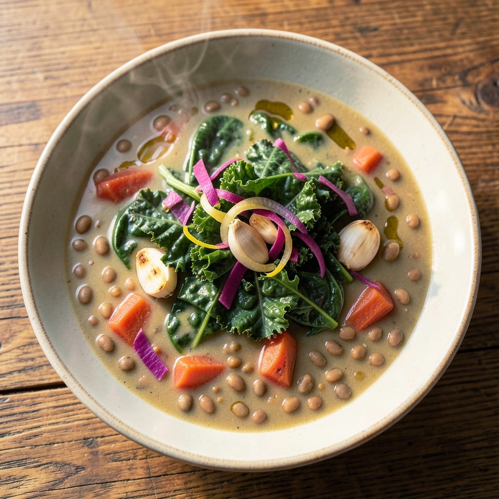 Alkaline Lentil Soup Recipe: Gut-Friendly Greens and Earthy Depth
