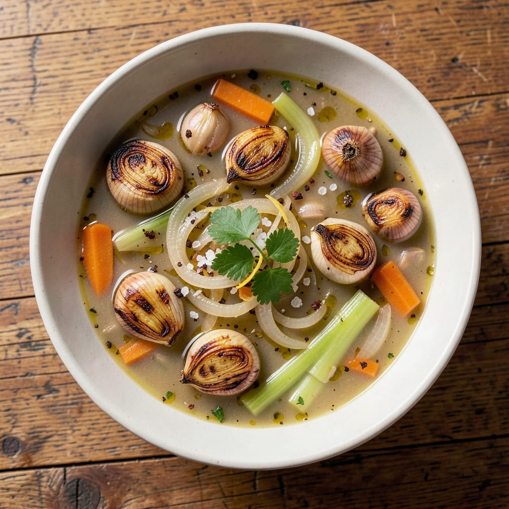 40 Clove Garlic Soup Recipe: Pungent Roast-Garlic Depth Without the Overpower