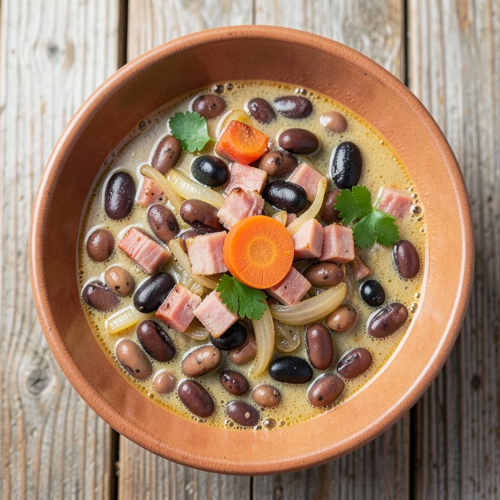 3 Bean and Ham Soup Recipe: Smoky Ham and Bean Harmony in One Pot