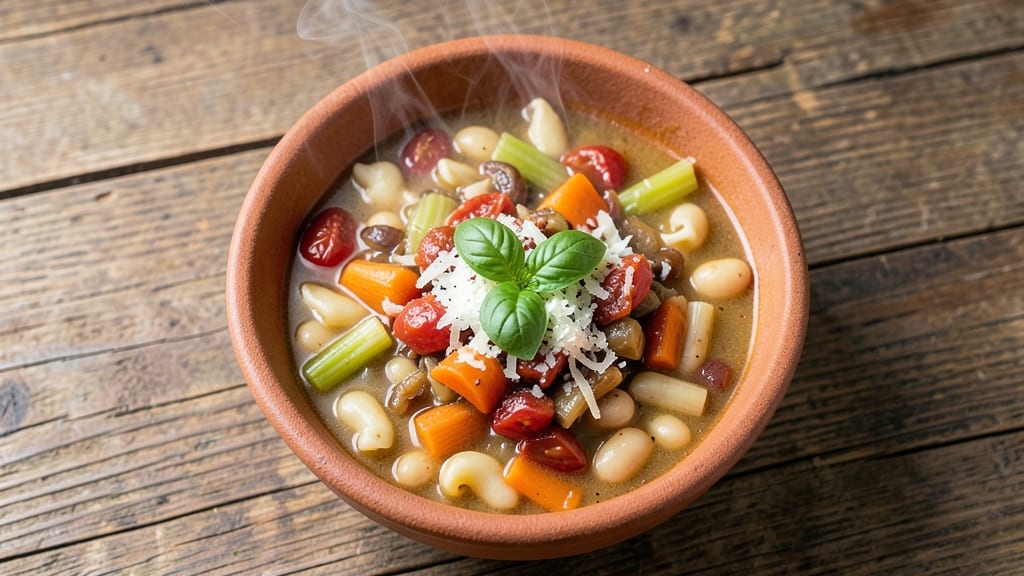 Barilla Pasta Minestrone Soup Recipe: Herb-Infused Tomato Base With Al Dente Barilla