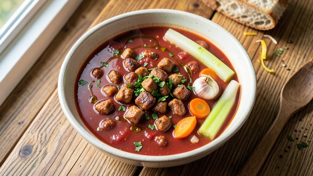 Bertucci's Italian Sausage Soup Recipe: Crispy Sausage Bites in Rich Tomato-Basil Broth