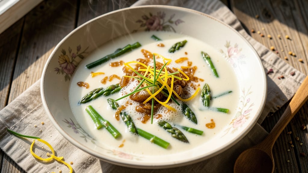 Asparagus Milk Soup Recipe: Velvety Smoothness With Hidden Greens