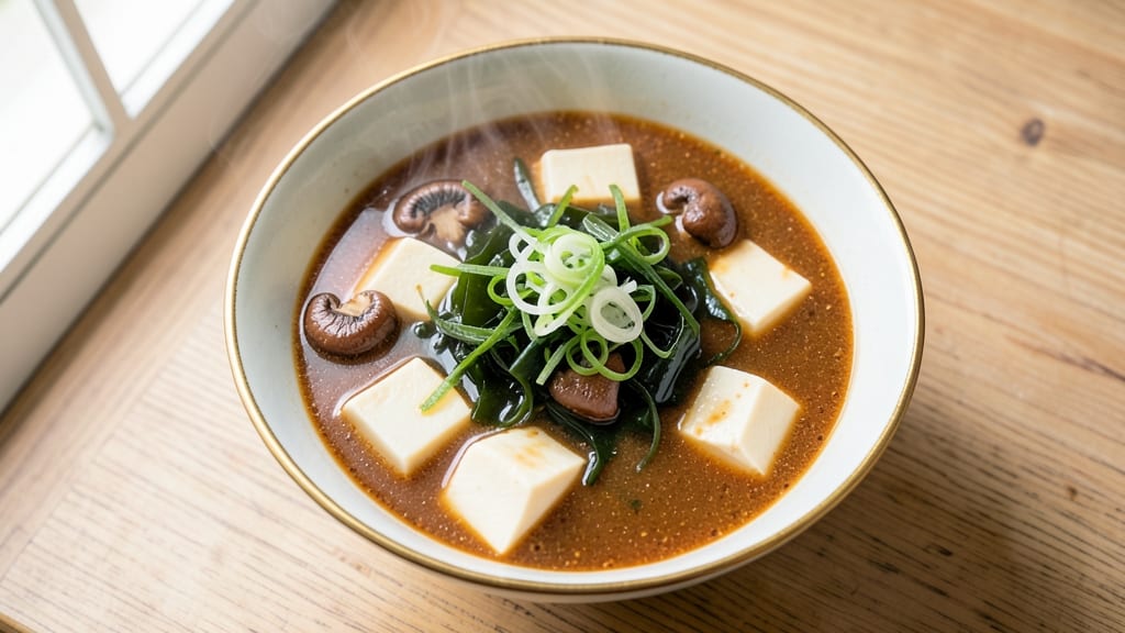 Awase Miso Soup Recipe: Crispy Tofu Ribbons Over Silky Broth Magic