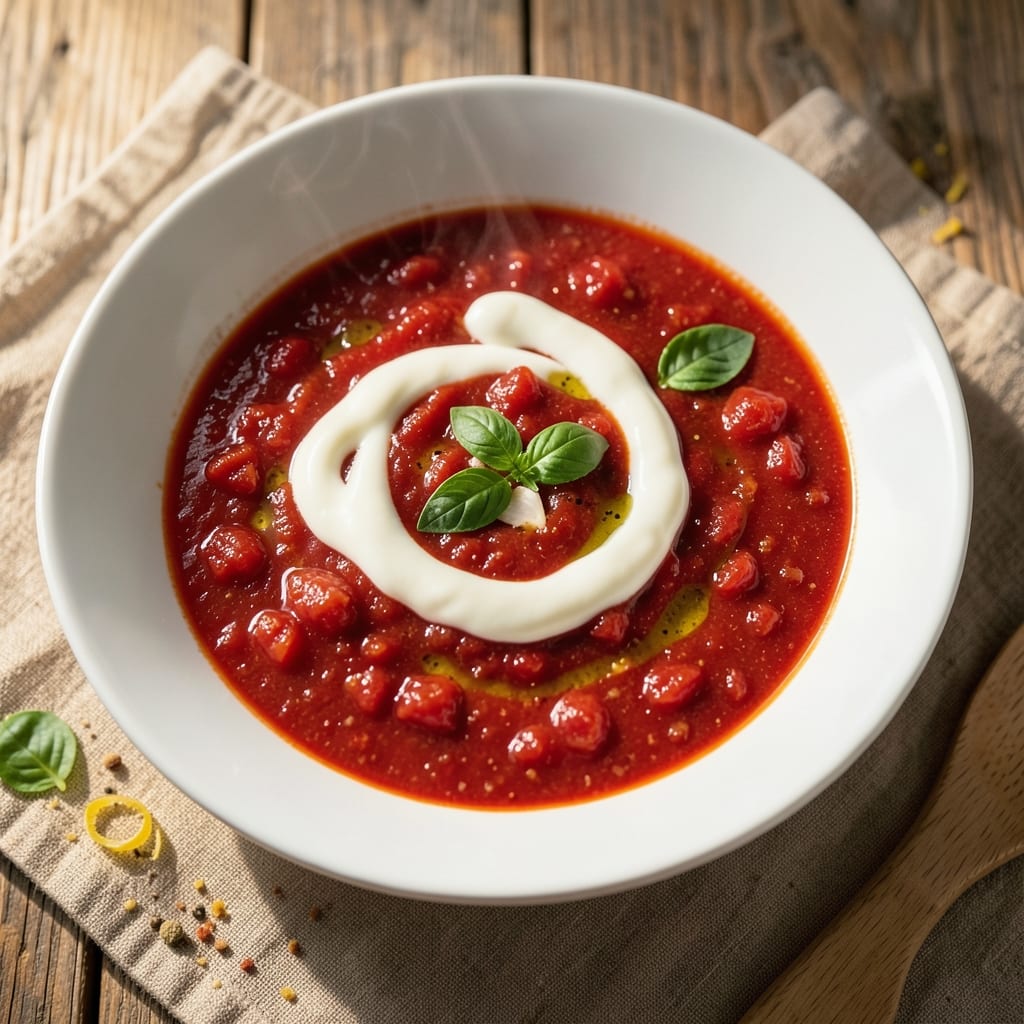 5-Minute Tomato Soup Recipe: Blender Magic With Fresh Herbs
