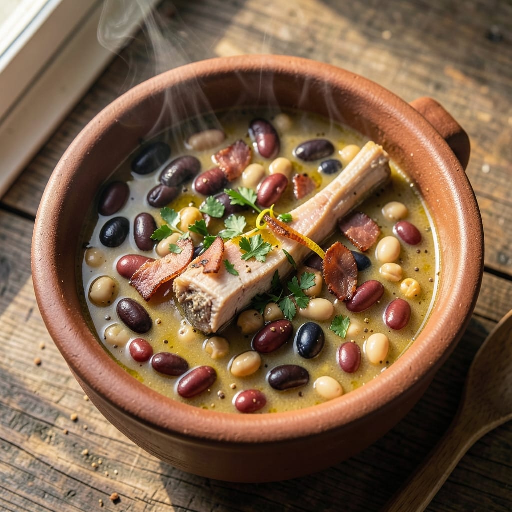 12 Bean Soup Recipe with Ham Bone: Slow-Simmered Depth from Pantry Staples