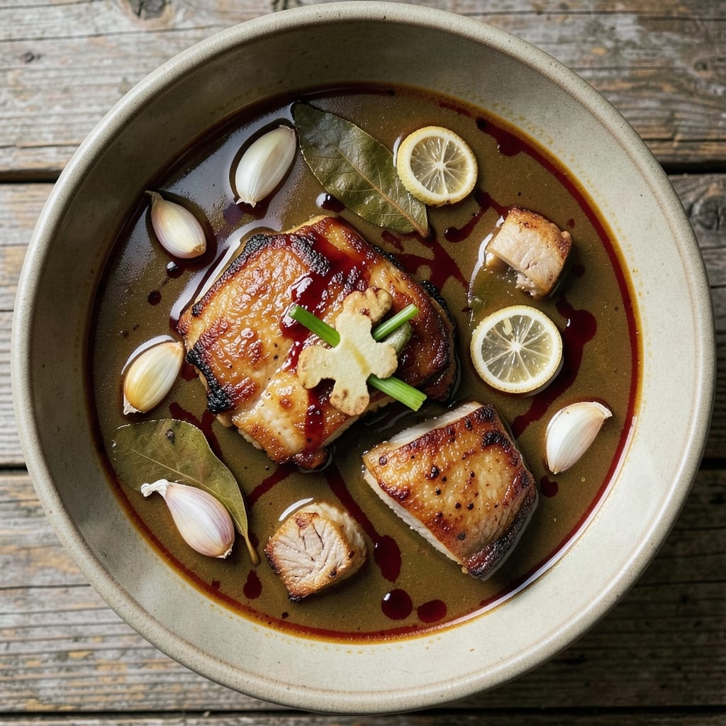 Adobo Soup Recipe: Soy-Vinegar Stew with Silky Eggs and Crispy Pork