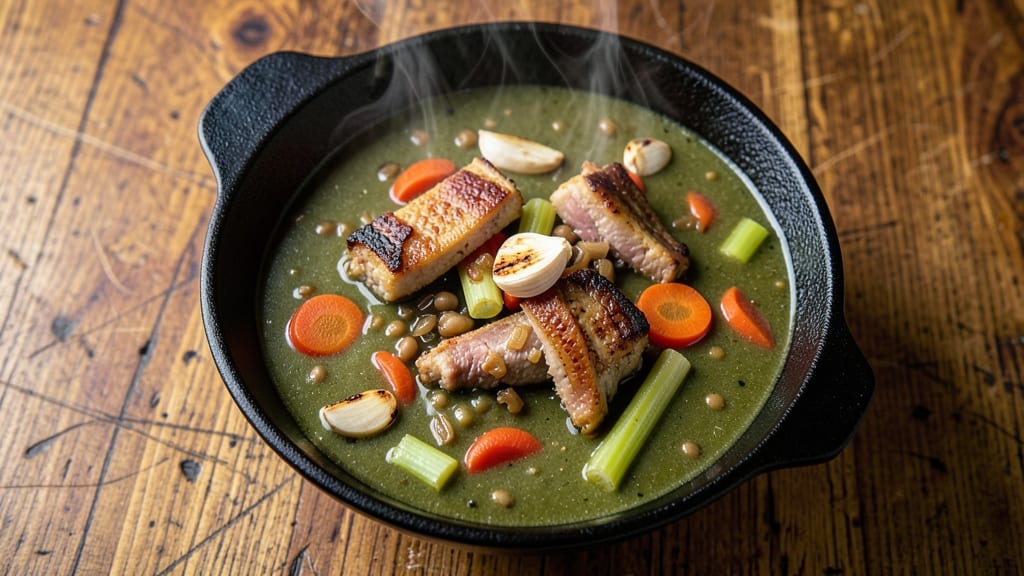 Andersen's Split Pea Soup Recipe With Ham Hocks: Smoky-Sweet Ham Infusion for Hearty Winter Nights