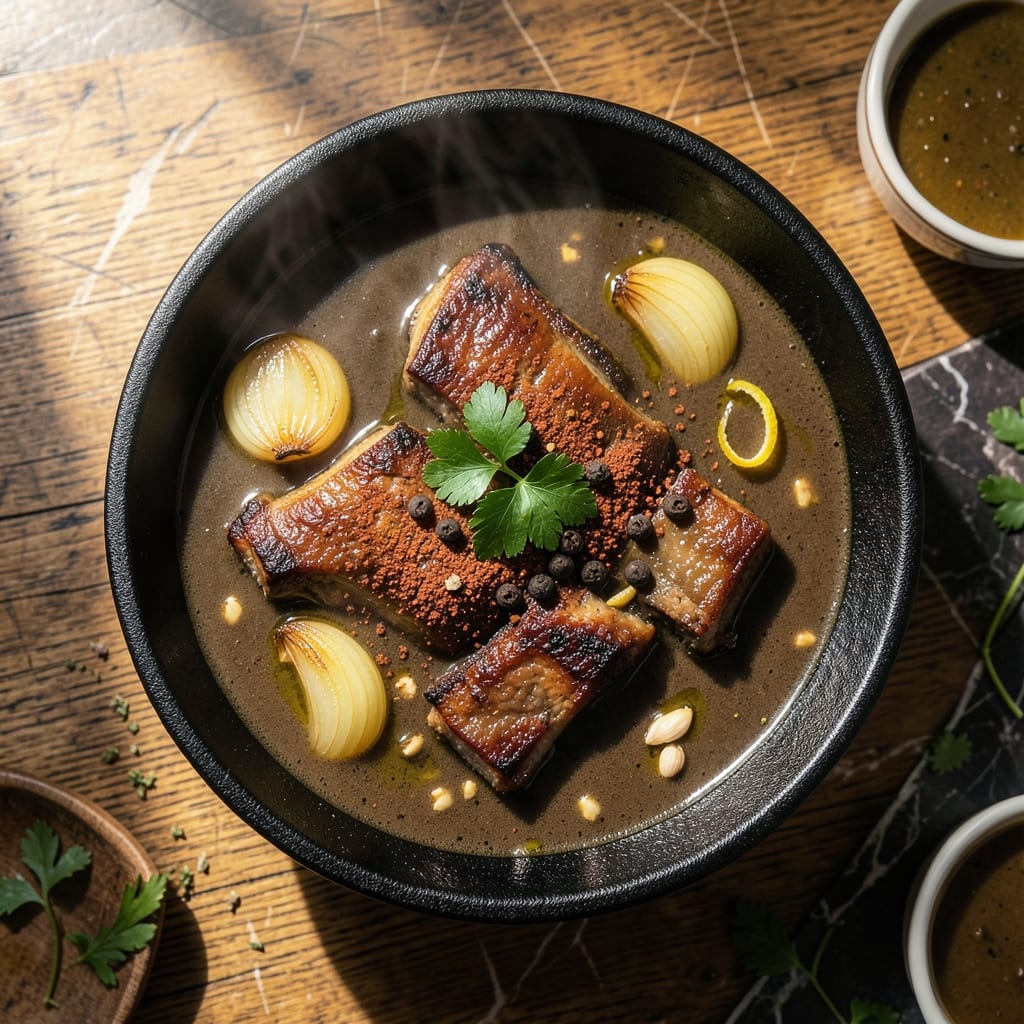 African American Oxtail Soup Recipe: Deep-Savory Simmer with Crispy Potato Topping