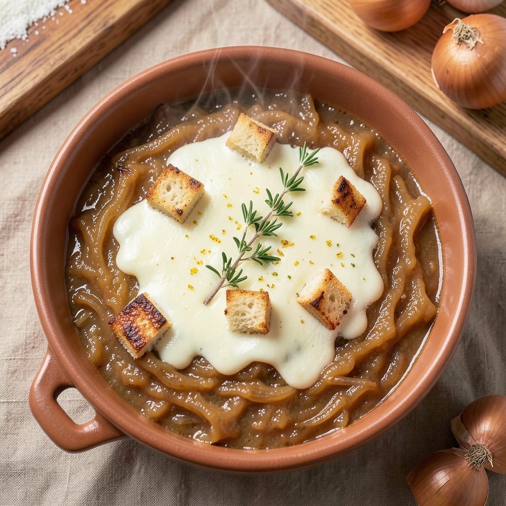 99 French Onion Soup Recipe: Crispy Top, Caramelized Depth