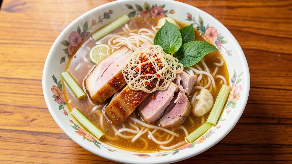 Authentic Thai Boat Noodle Soup Recipe: Fragrant Lemongrass-Galangal Broth with Silky Rice Noodles