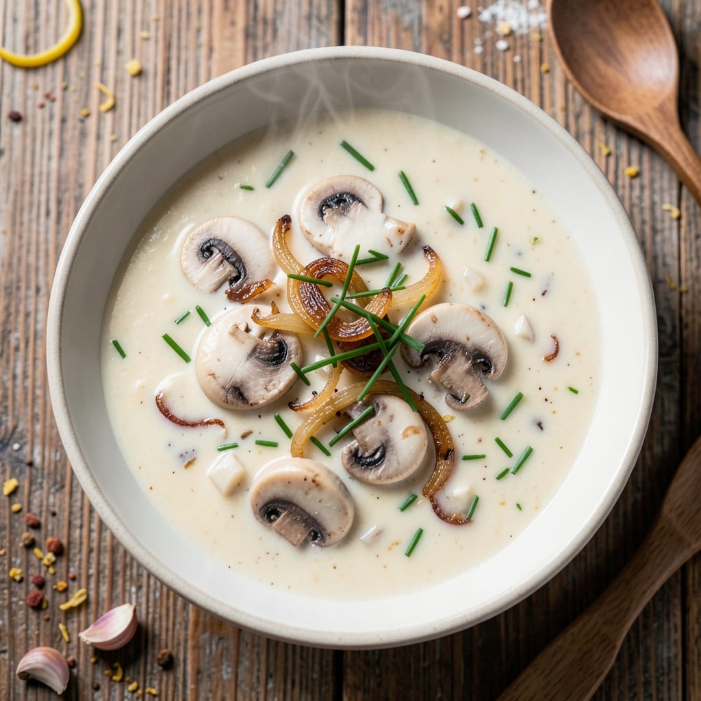 Alton Brown's Cream of Mushroom Soup Recipe: Velvety Texture Without Heavy Cream