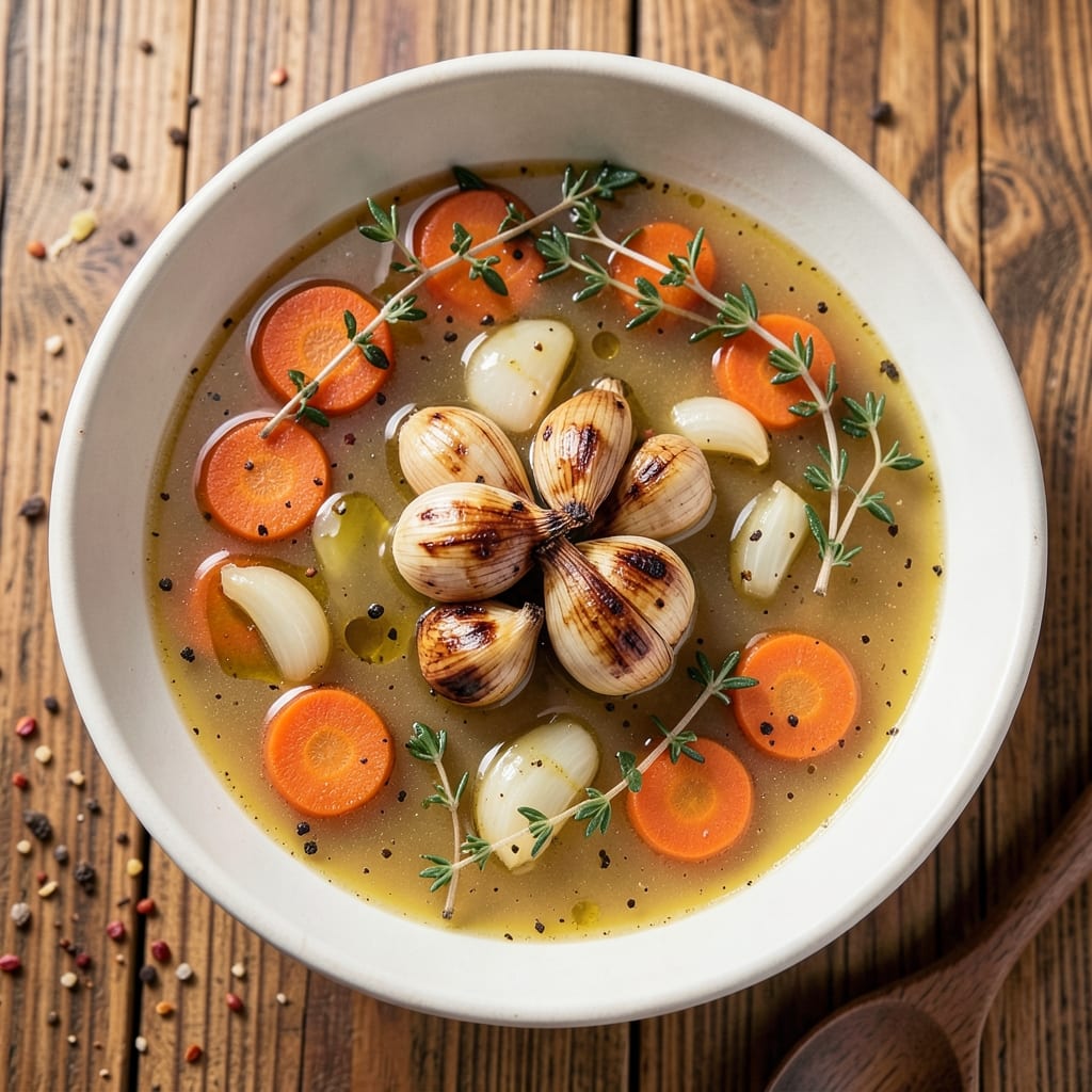 52 Clove Garlic Soup Recipe: Bold Aromatics and Silky Smoothness