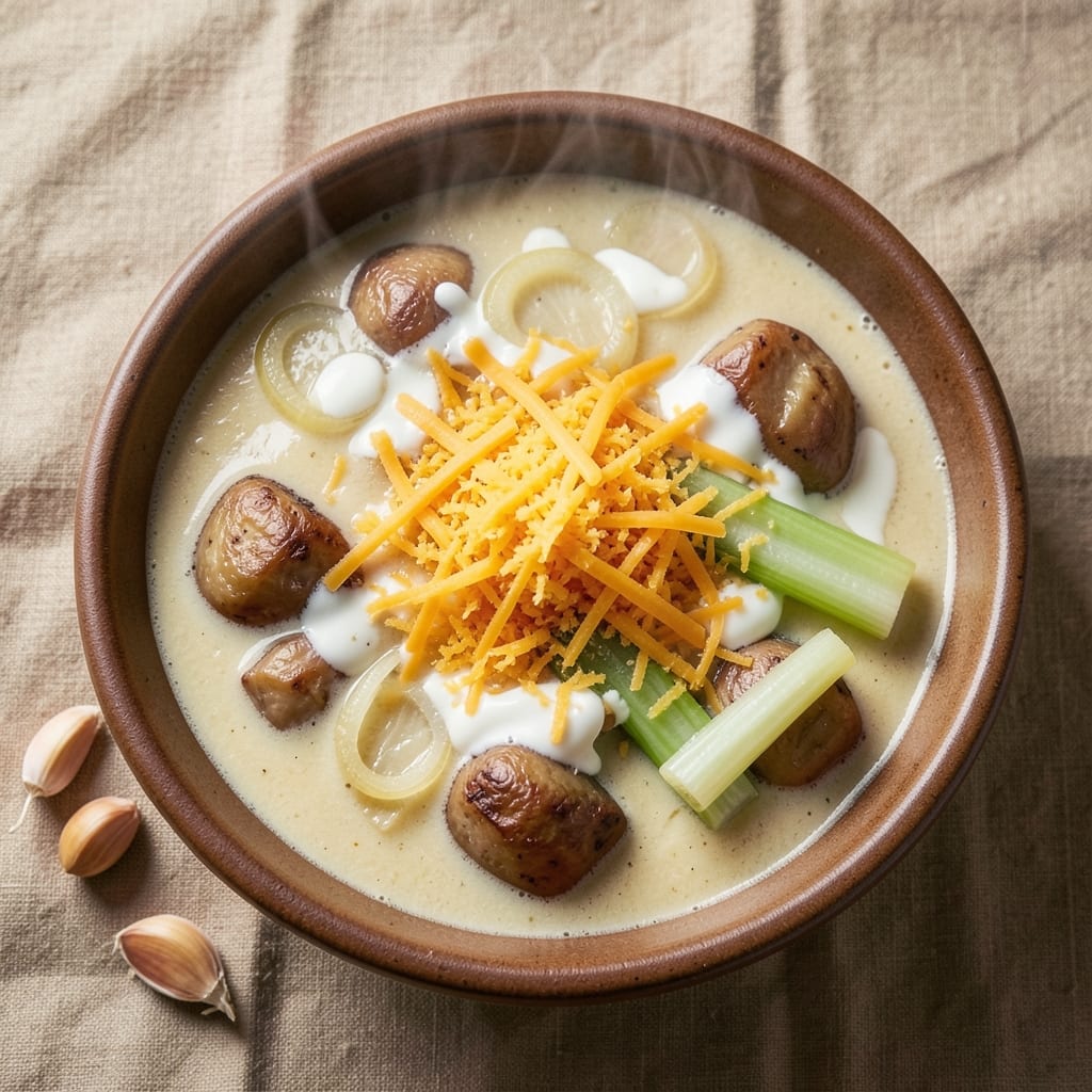 54th Street Baked Potato Soup Recipe: Smoky Cheddar and Crispy Topping Magic