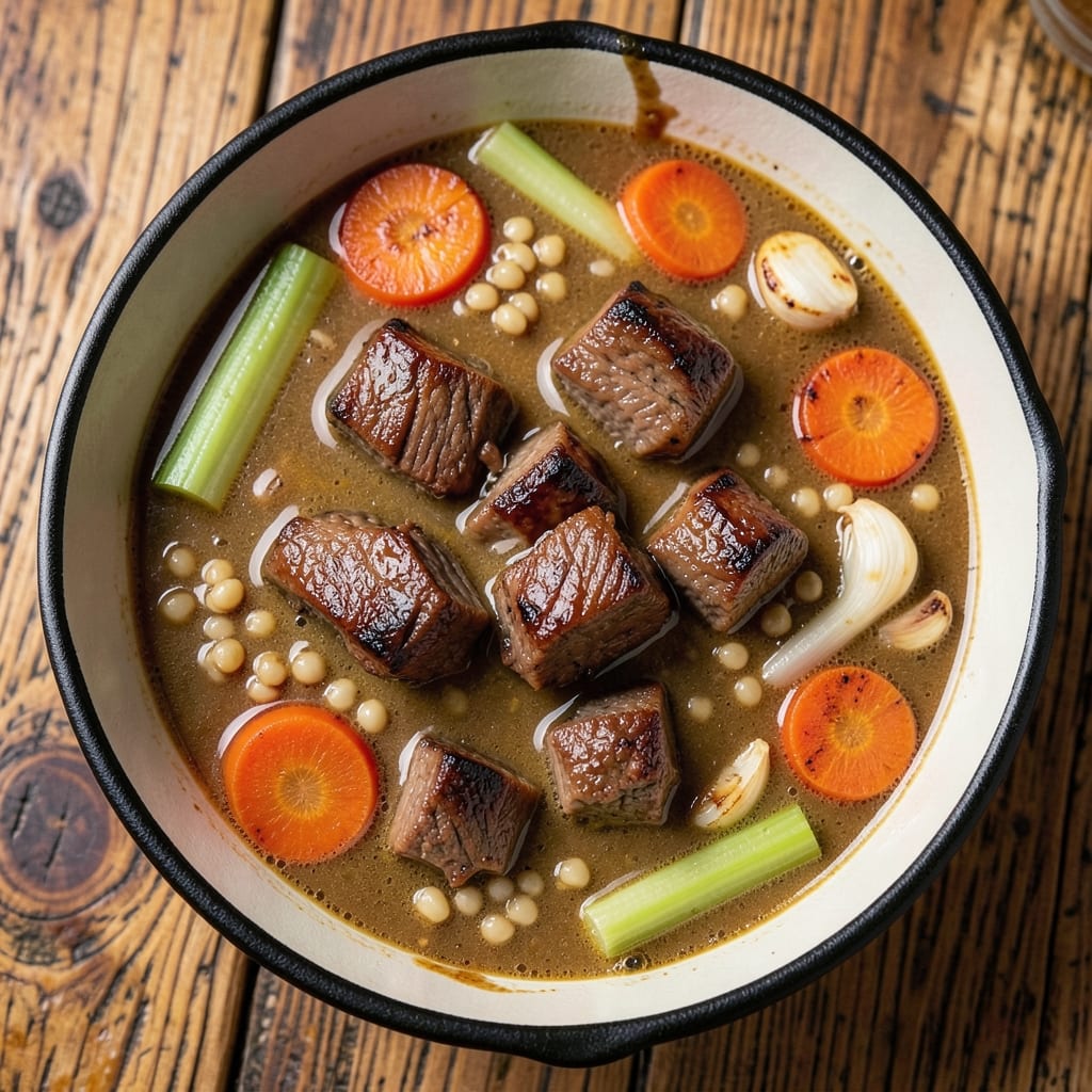 54th Street Steak Soup Recipe: Slow-Simmered Beef and Barley Richness