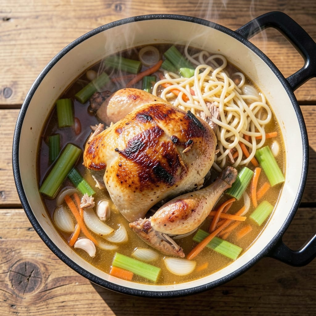 5-Gallon Chicken Noodle Soup Recipe: Homestyle Healing in One Pot