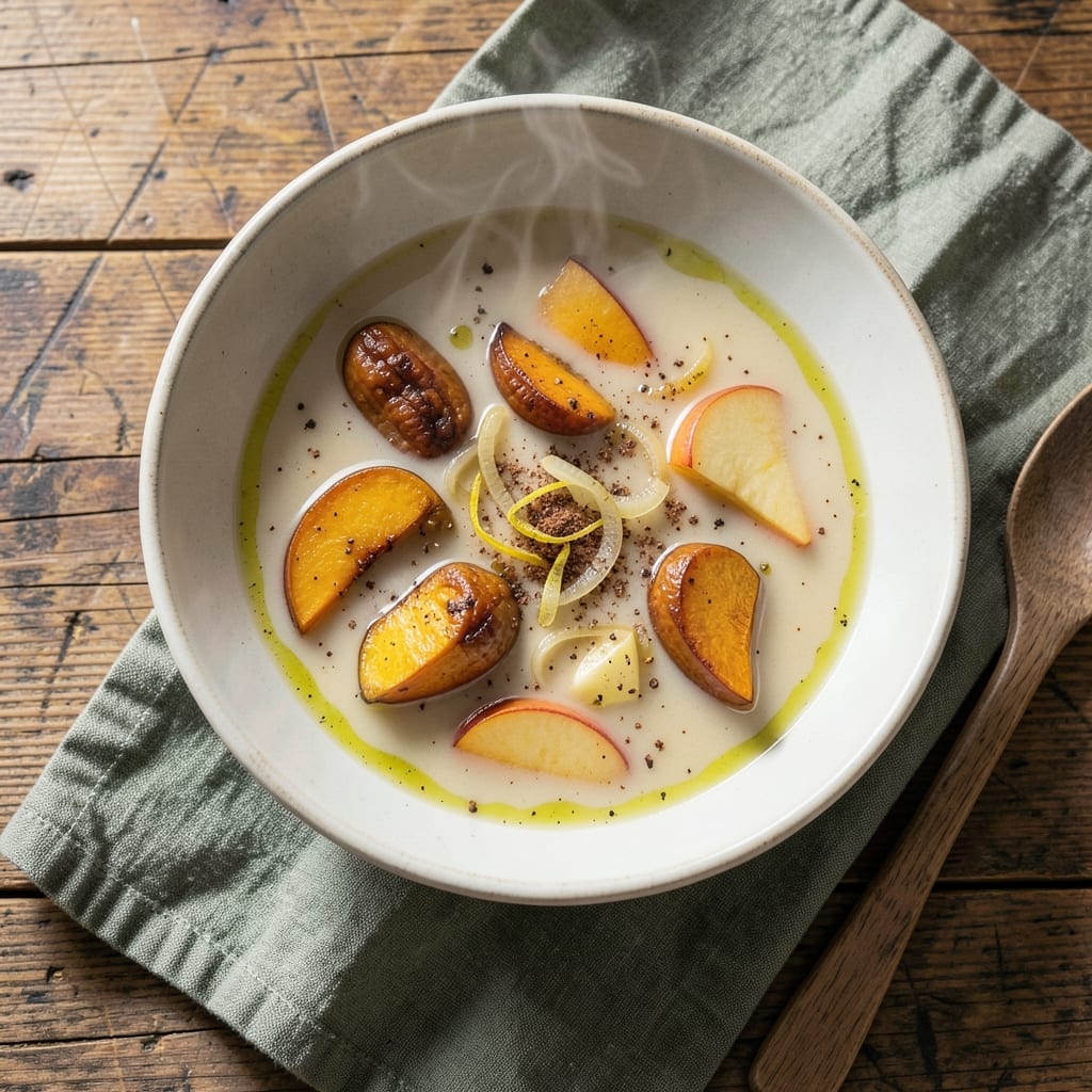 Acorn Squash and Apple Soup Recipe: Spiced Roast Meets Silky Sweetness