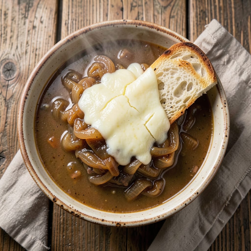 99 Restaurant French Onion Soup Recipe: Crispy Croutons and Gruyère Clouds