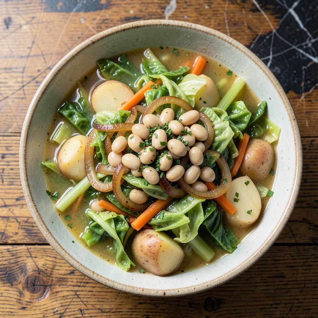 All-You-Can-Eat Cabbage Soup Recipe: Lightened-Up Lunchbox Classic