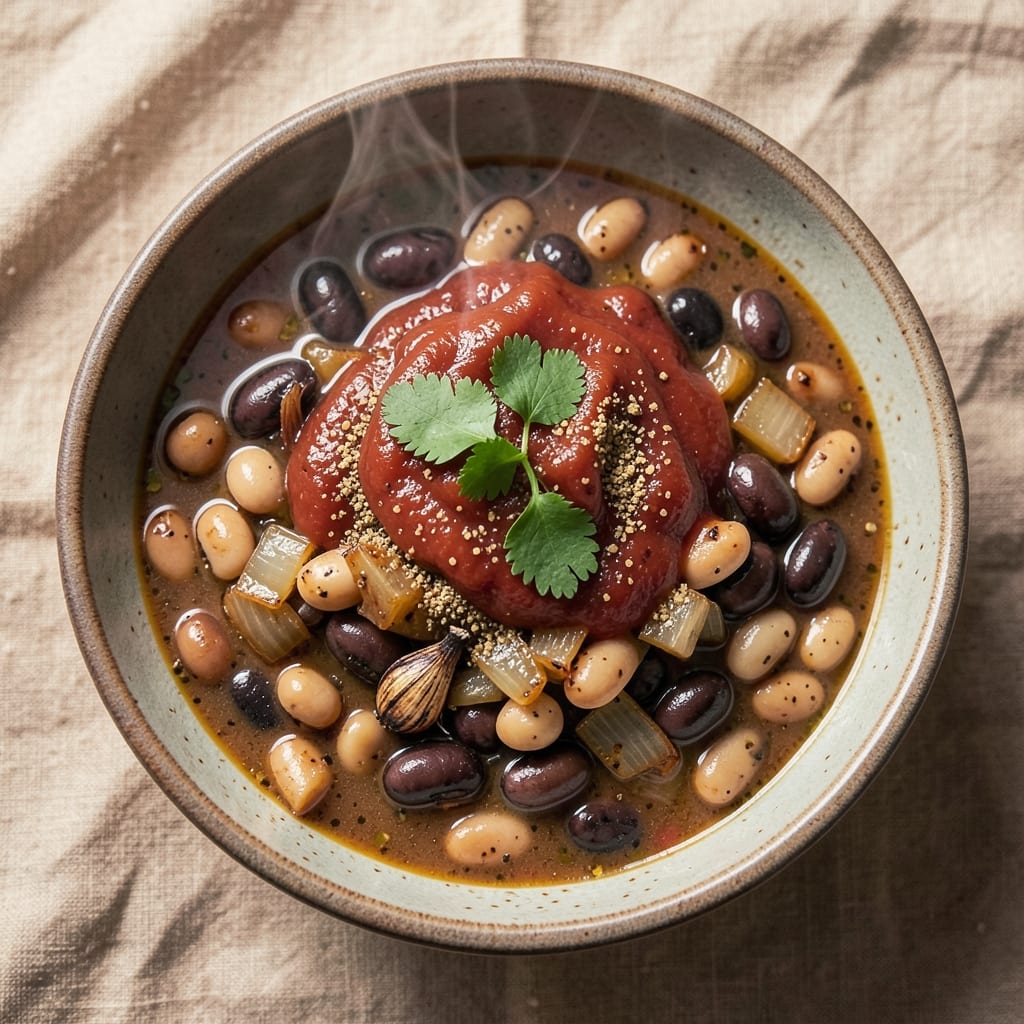 3 Bean Chilli Soup Recipe: Smoky Spice and Hearty Bean Harmony