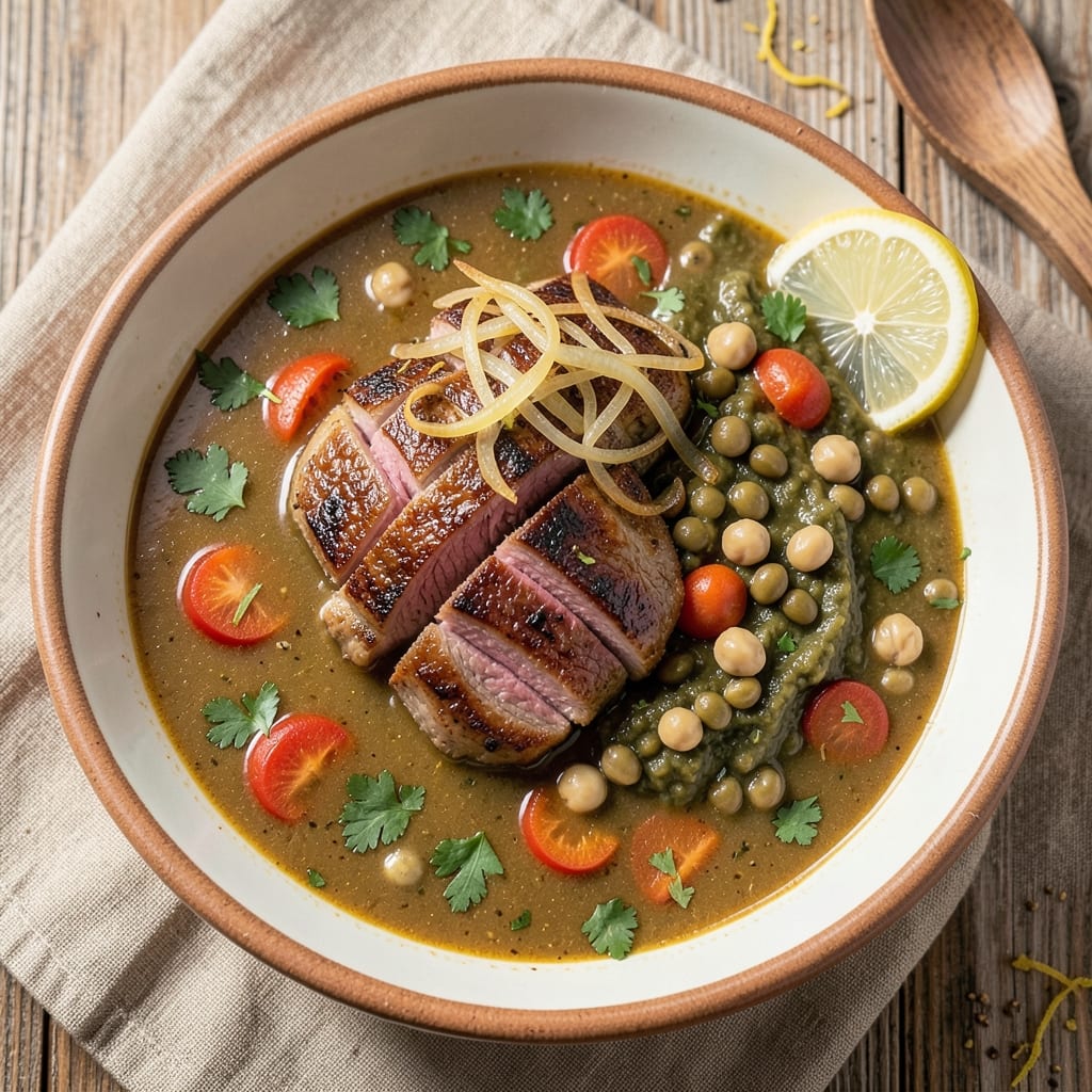 Algerian Harira Soup Recipe: Spiced Lamb and Chickpea Comfort in One Pot