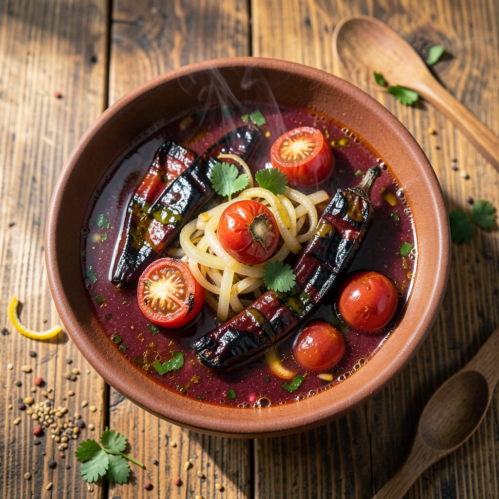 Achara Soup Recipe: Smoky Tomato and Poblano Depth in One Pot