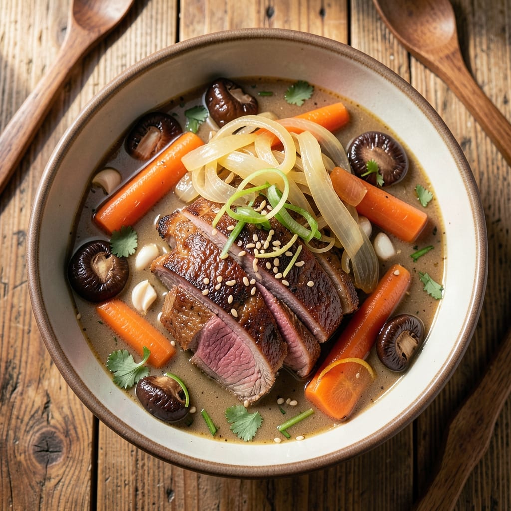 5-Star Vegetable Beef Soup Recipe: Deep Umami Richness in One Pot