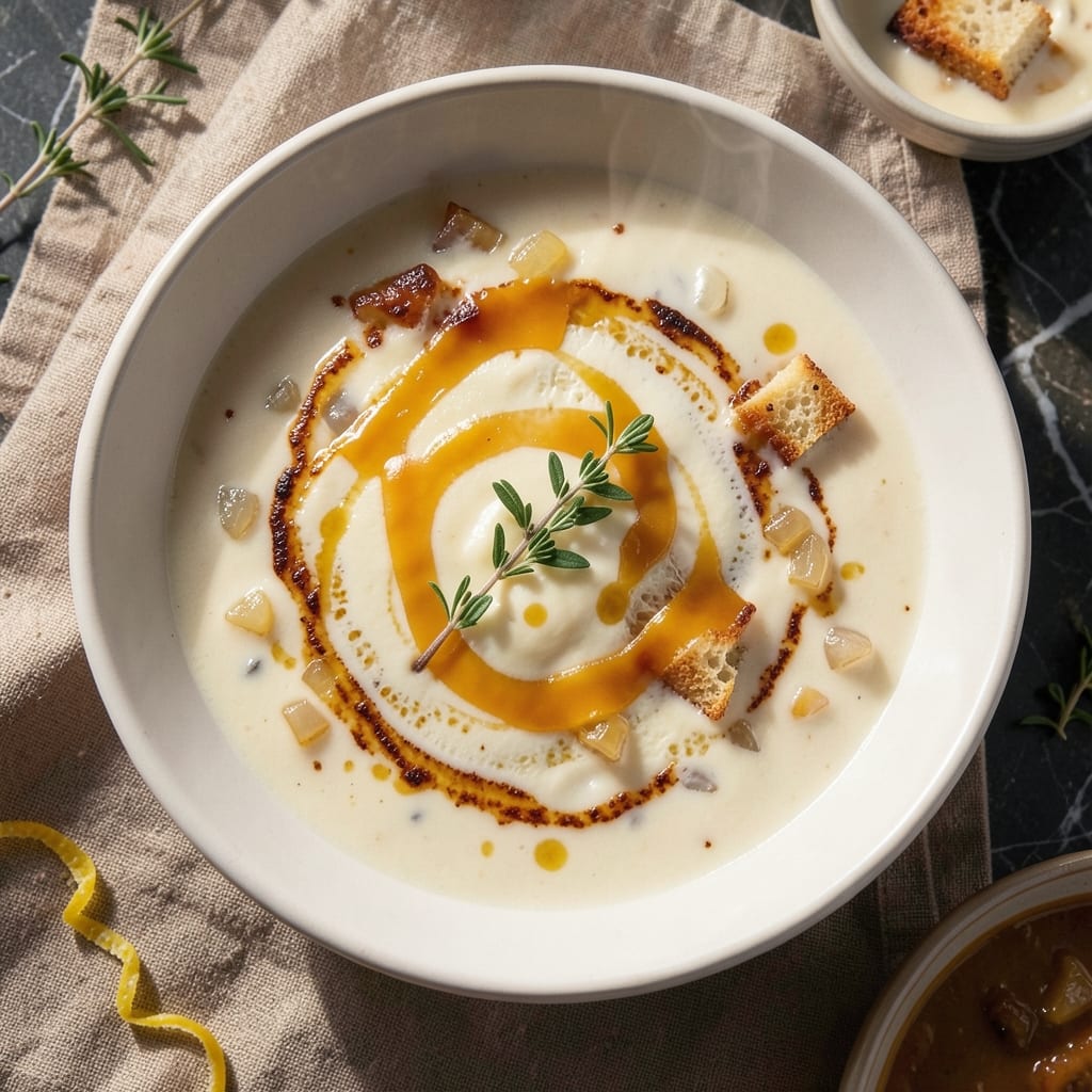 3 Cheese Soup Recipe: Triple Melting Cheese Velvety Smoothness