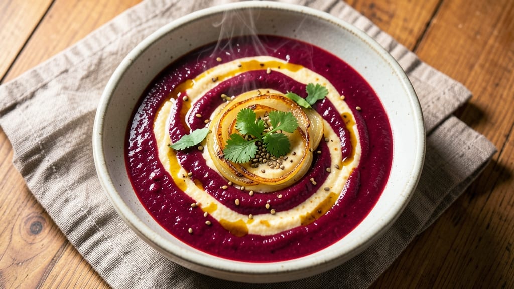 Beetroot Carrot Indian Soup Recipe: Spiced Turmeric Depth With Toasted Cumin Crunch