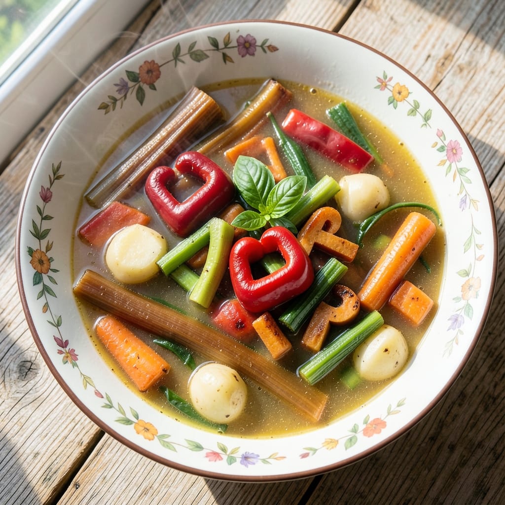 Alphabet Vegetable Soup Recipe: Nutrient-Packed Phonetic Fun for Kids