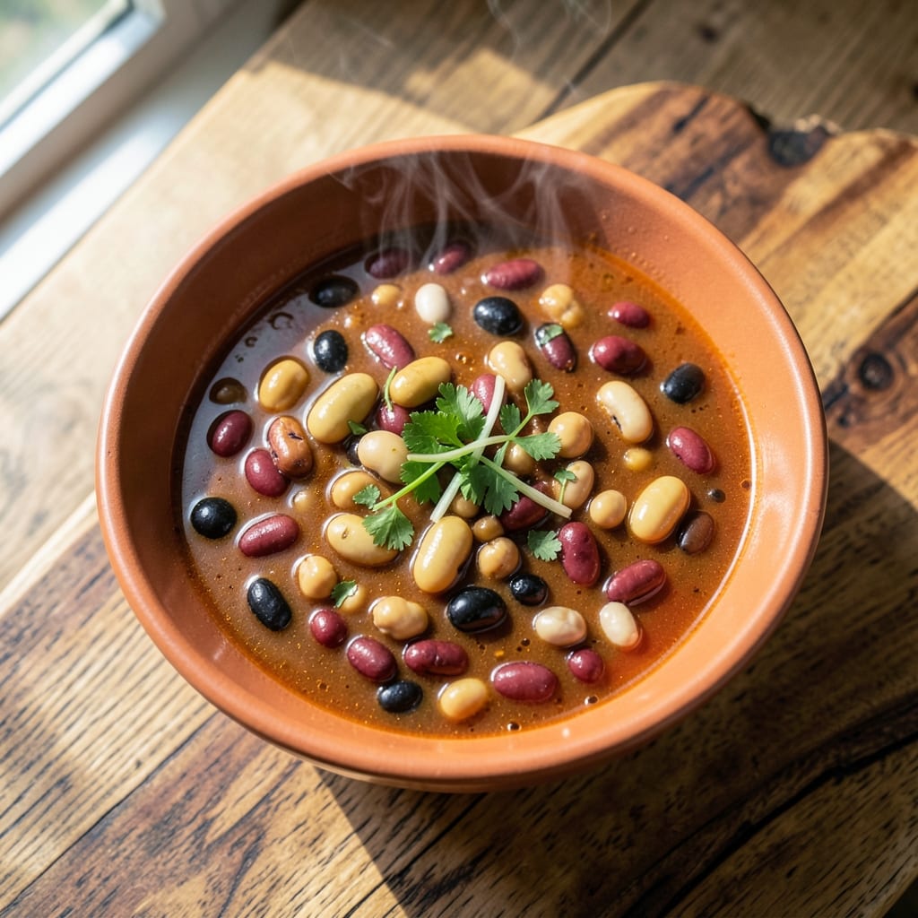 14 Bean Vegetarian Soup Recipe: Hearty Spiced Simmer for Cozy Nights