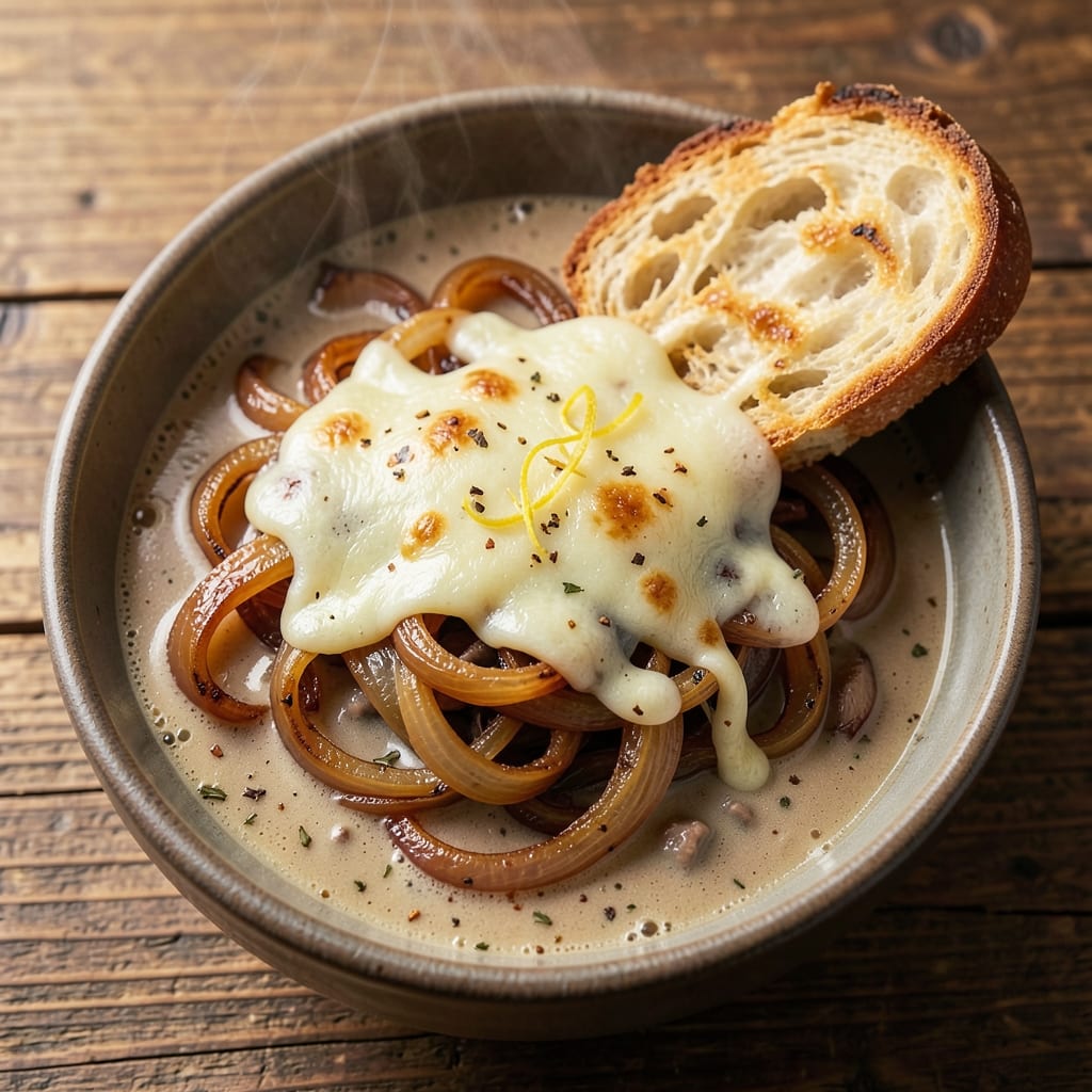 Five Onion Soup Recipe: Crispy Bread Topping Secrets Revealed