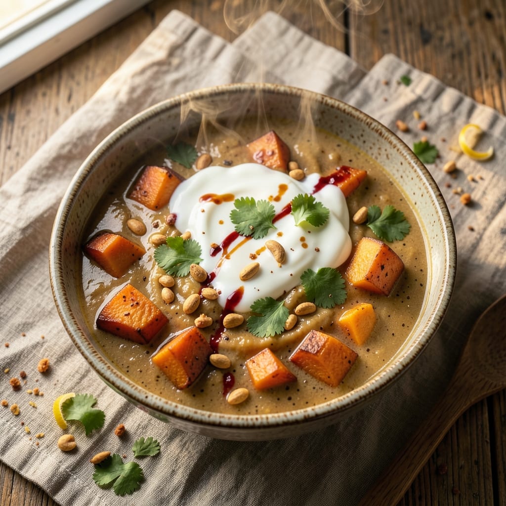 African Peanut Sweet Potato Soup Recipe: Nutty-Sweet Spice Harmony in One Pot